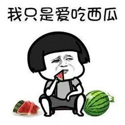 吃瓜表情是什么暗示图片,揭秘图片背后的暗示与趣味
